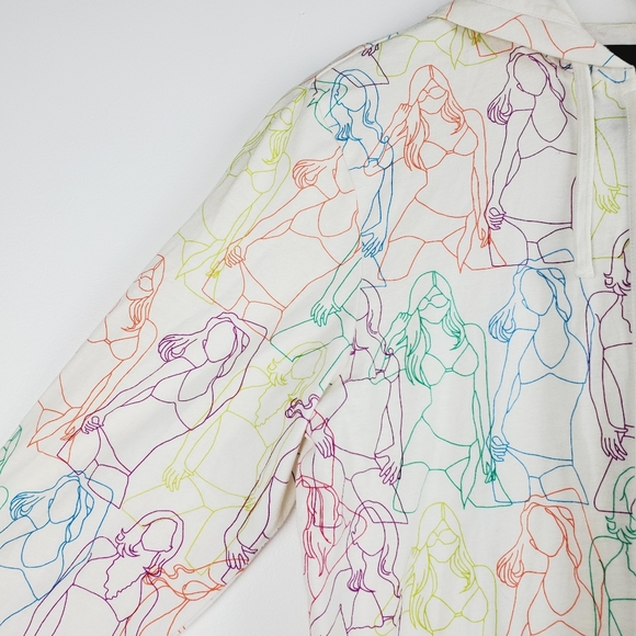 RARE Vurt Pacsun Hoodie Bikini Print Jacket Sm - Picture 6 of 8